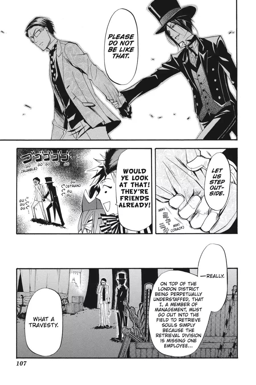 Kuroshitsuji Chapter 26 page 27 - Chapter 26: At night: The Butler, A Colleague