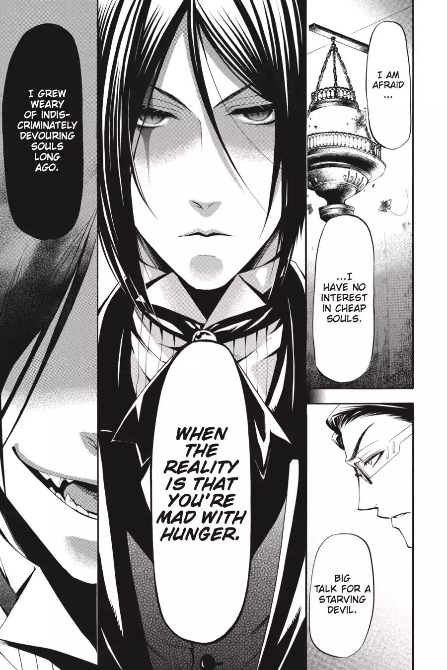 Kuroshitsuji Chapter 26 page 29 - Chapter 26: At night: The Butler, A Colleague