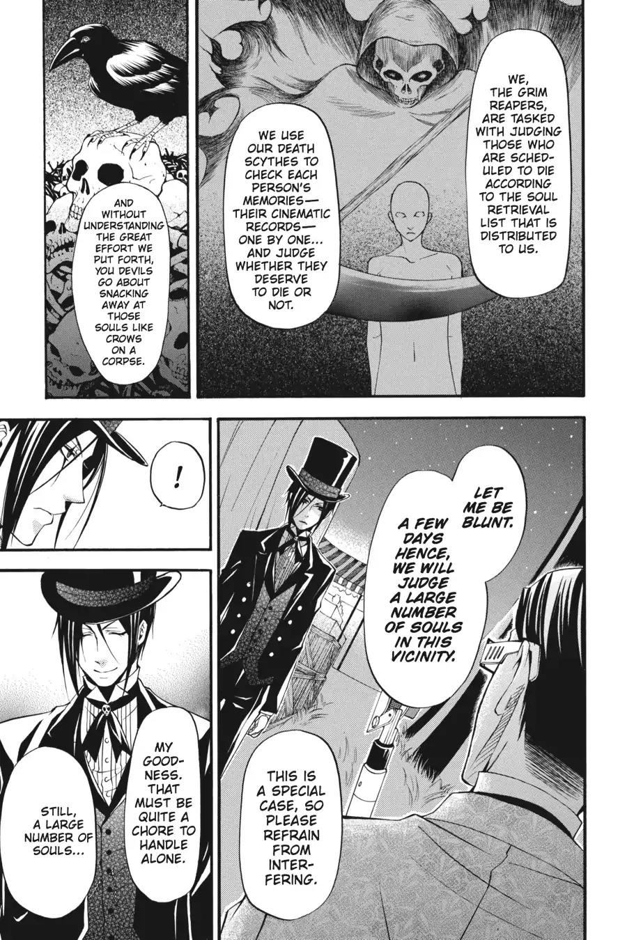 Kuroshitsuji Chapter 26 page 31 - Chapter 26: At night: The Butler, A Colleague