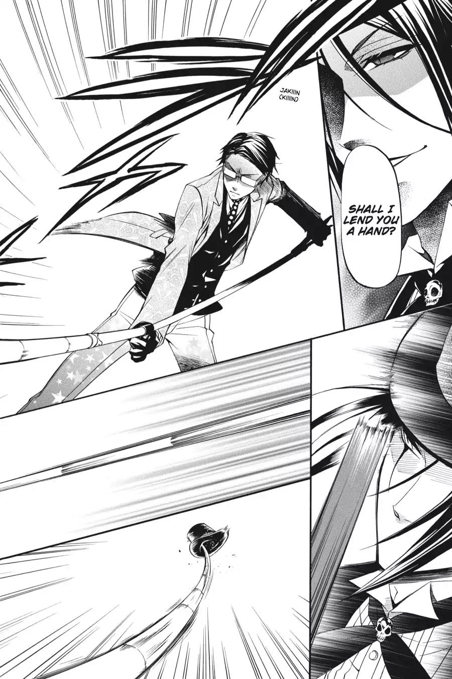 Kuroshitsuji Chapter 26 page 32 - Chapter 26: At night: The Butler, A Colleague