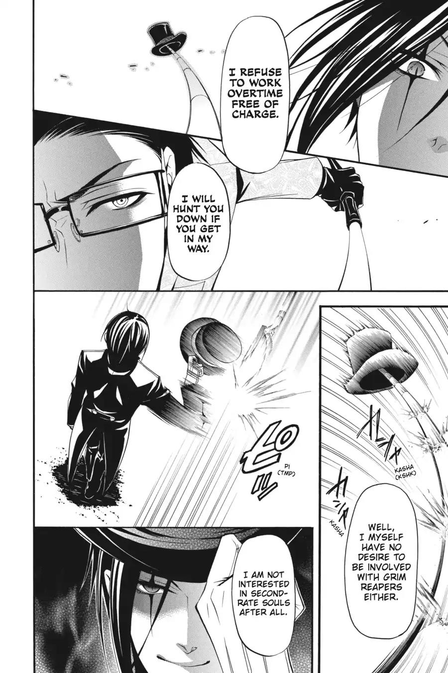 Kuroshitsuji Chapter 26 page 34 - Chapter 26: At night: The Butler, A Colleague
