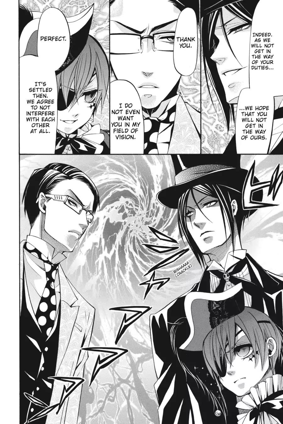 Kuroshitsuji Chapter 26 page 36 - Chapter 26: At night: The Butler, A Colleague