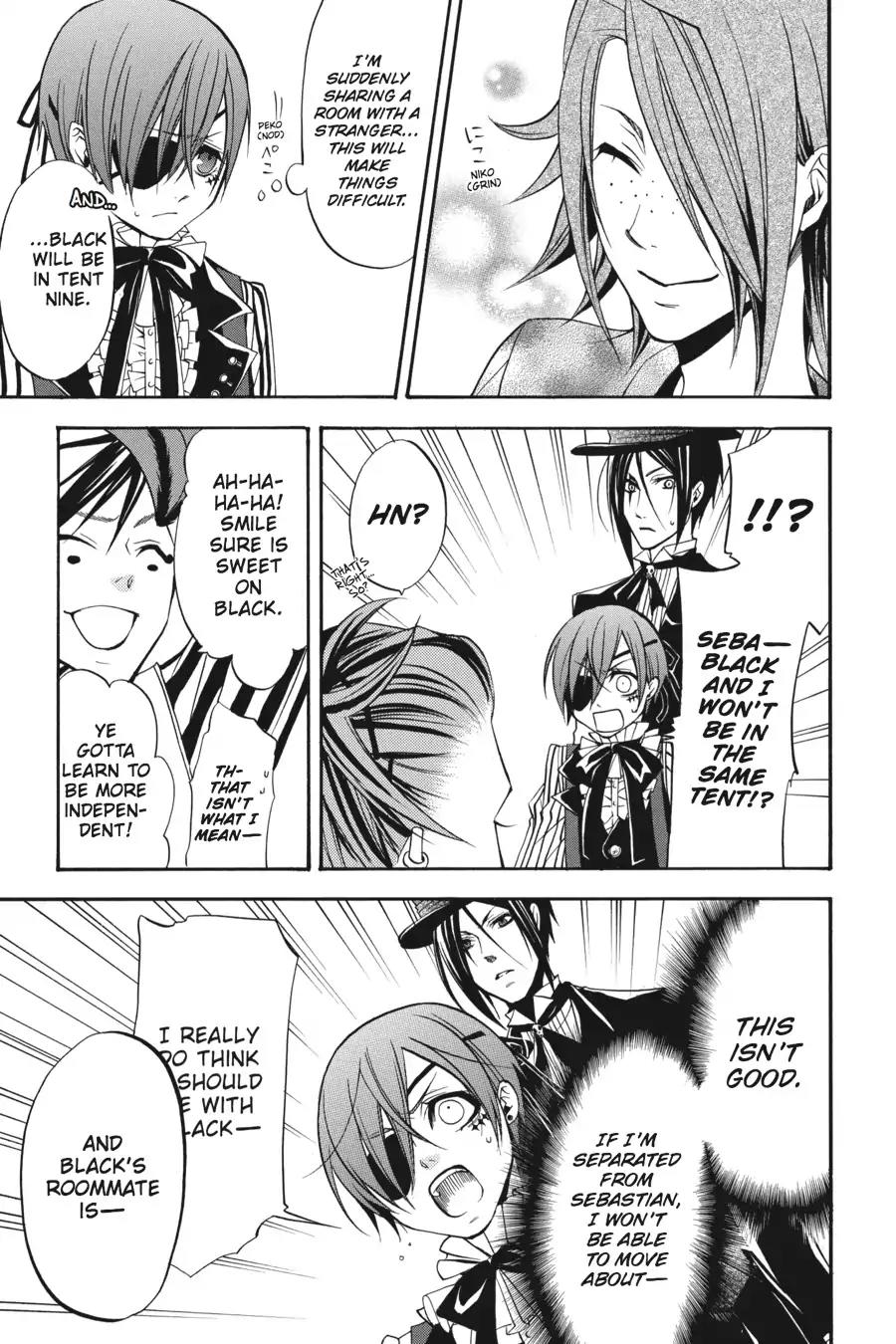 Kuroshitsuji Chapter 26 page 39 - Chapter 26: At night: The Butler, A Colleague