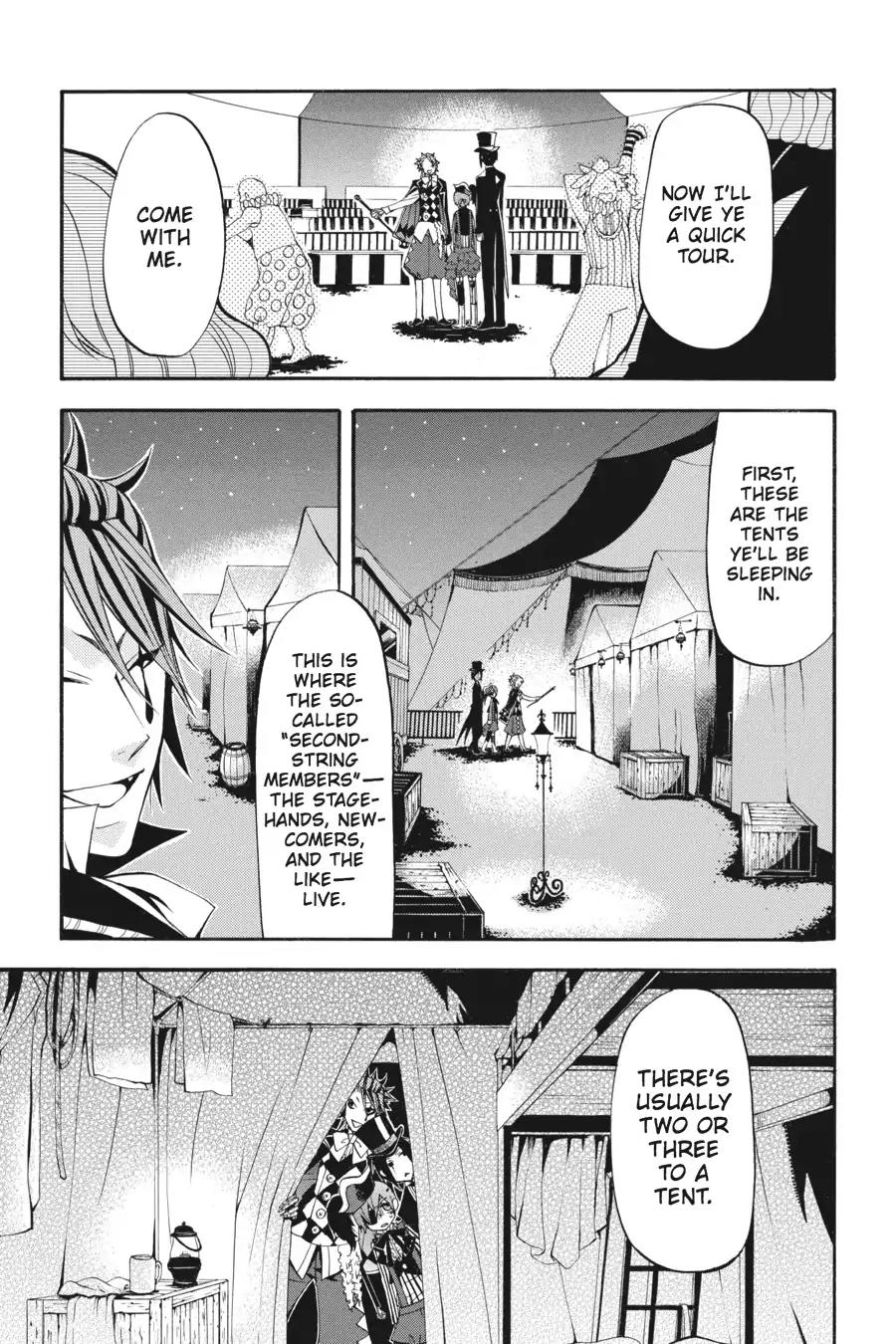 Kuroshitsuji Chapter 26 page 5 - Chapter 26: At night: The Butler, A Colleague