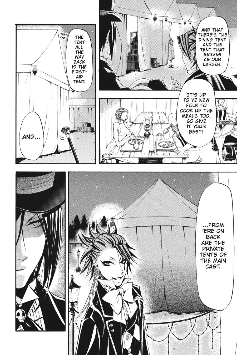 Kuroshitsuji Chapter 26 page 6 - Chapter 26: At night: The Butler, A Colleague