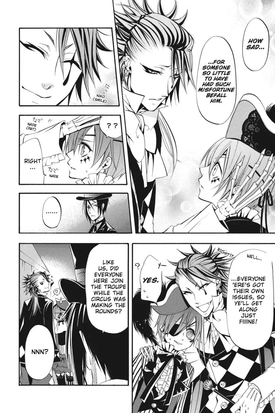 Kuroshitsuji Chapter 26 page 8 - Chapter 26: At night: The Butler, A Colleague