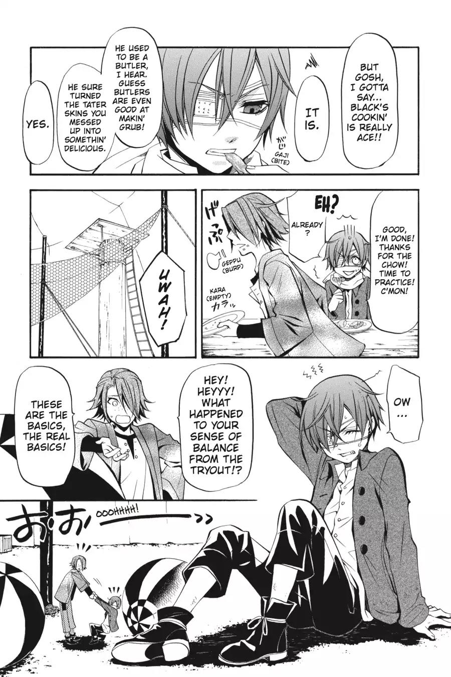 Kuroshitsuji Chapter 27 page 11 - Chapter 27: At midnight: The Butler, Performs