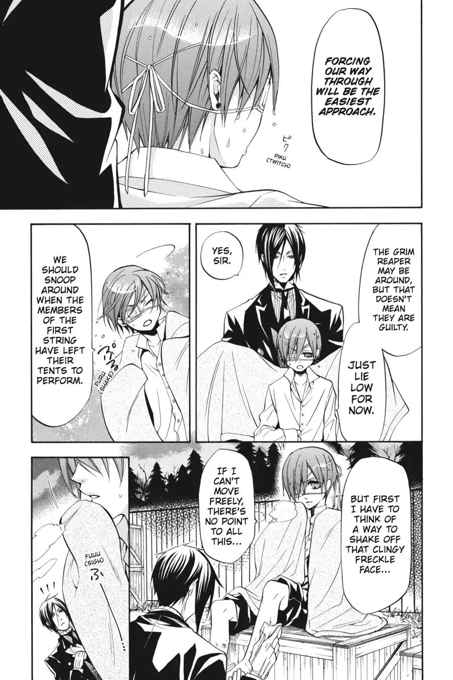 Kuroshitsuji Chapter 27 page 21 - Chapter 27: At midnight: The Butler, Performs