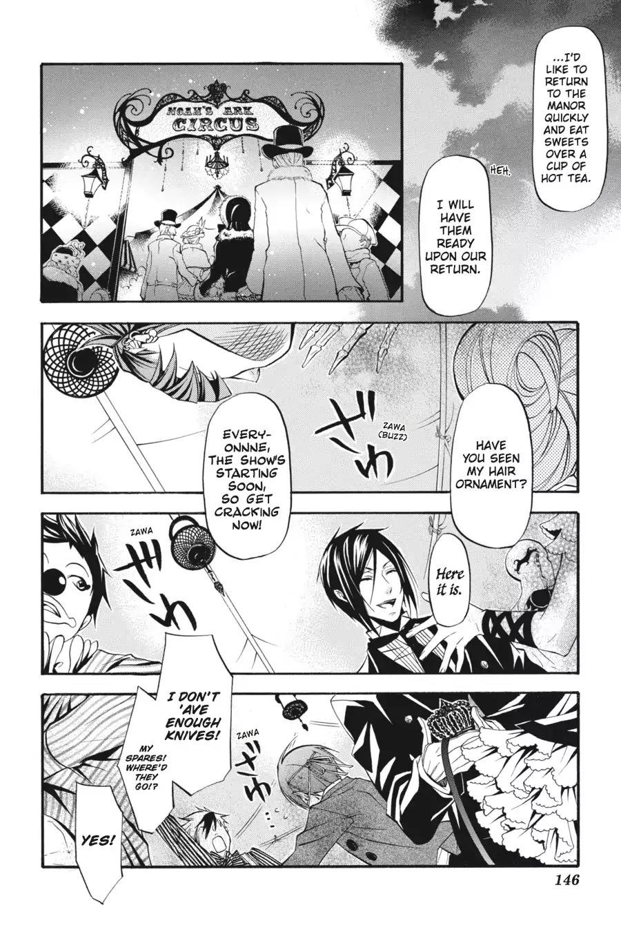 Kuroshitsuji Chapter 27 page 22 - Chapter 27: At midnight: The Butler, Performs