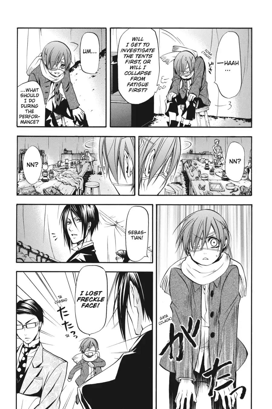 Kuroshitsuji Chapter 27 page 23 - Chapter 27: At midnight: The Butler, Performs