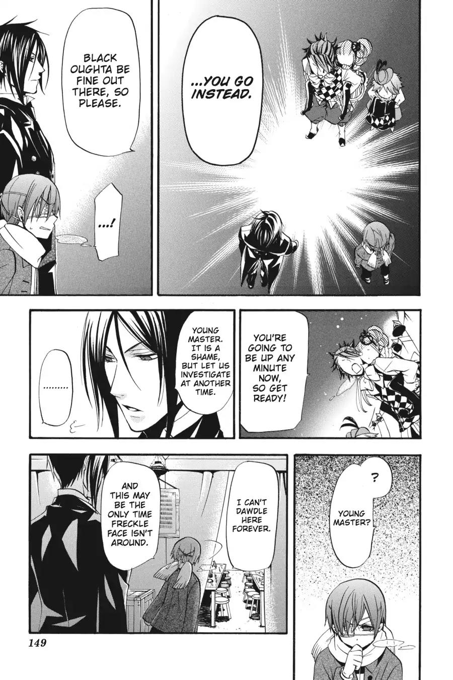 Kuroshitsuji Chapter 27 page 25 - Chapter 27: At midnight: The Butler, Performs