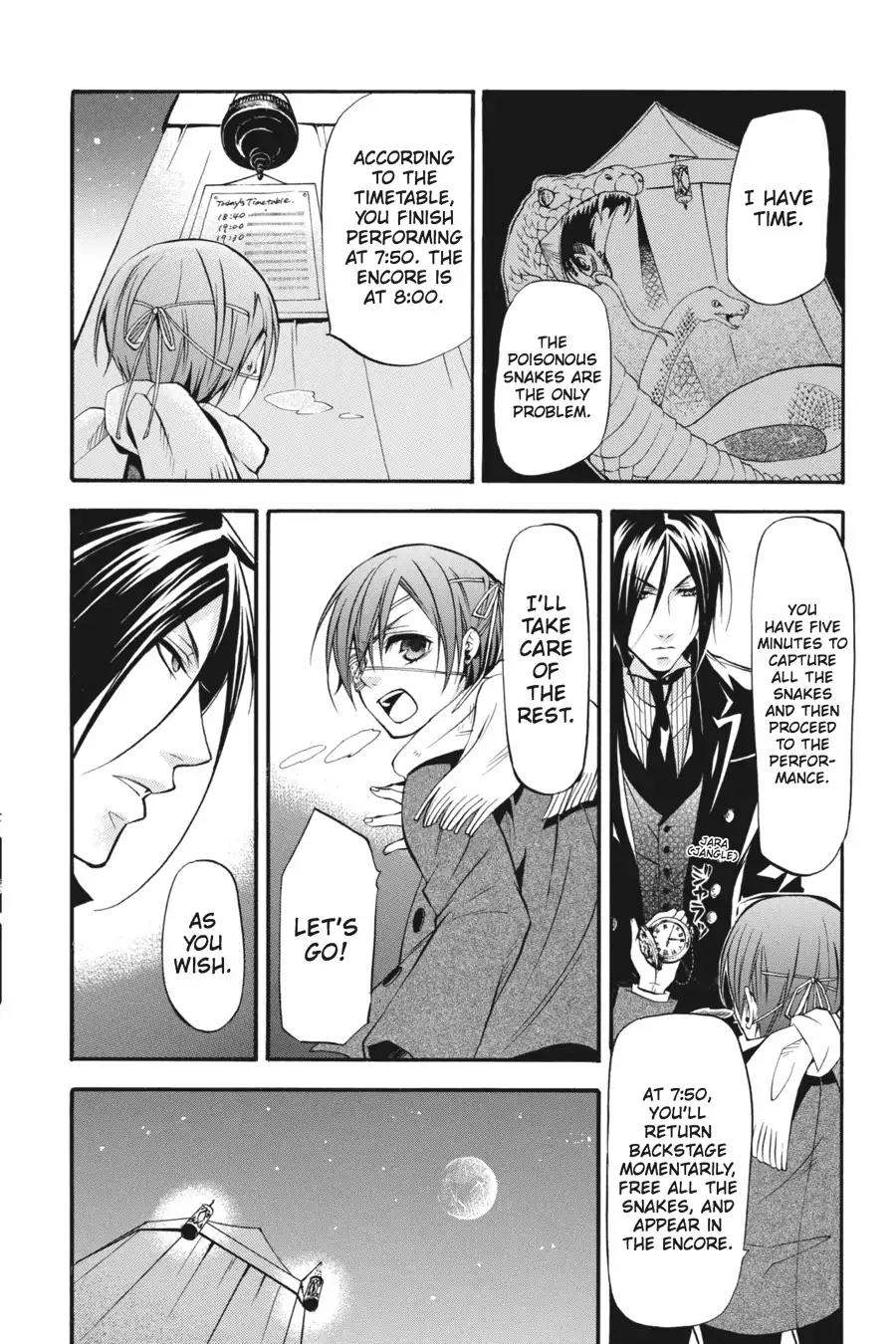 Kuroshitsuji Chapter 27 page 26 - Chapter 27: At midnight: The Butler, Performs