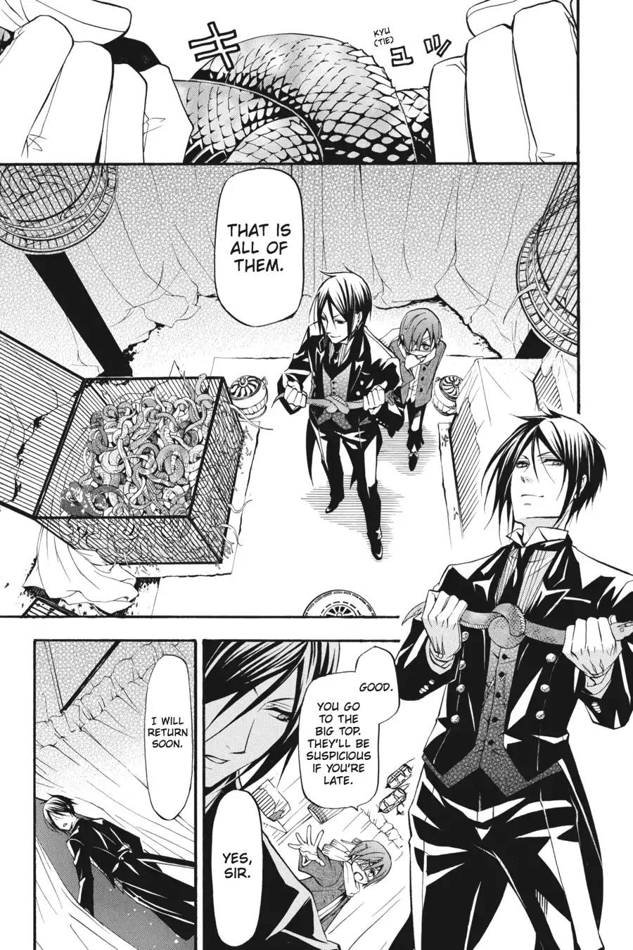 Kuroshitsuji Chapter 27 page 27 - Chapter 27: At midnight: The Butler, Performs