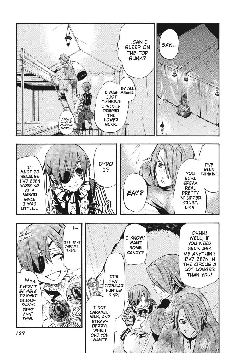 Kuroshitsuji Chapter 27 page 3 - Chapter 27: At midnight: The Butler, Performs