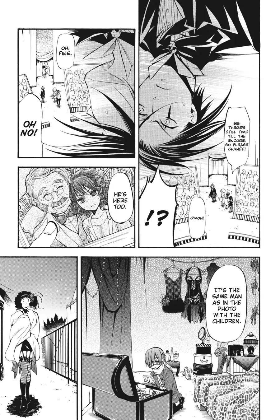 Kuroshitsuji Chapter 27 page 31 - Chapter 27: At midnight: The Butler, Performs