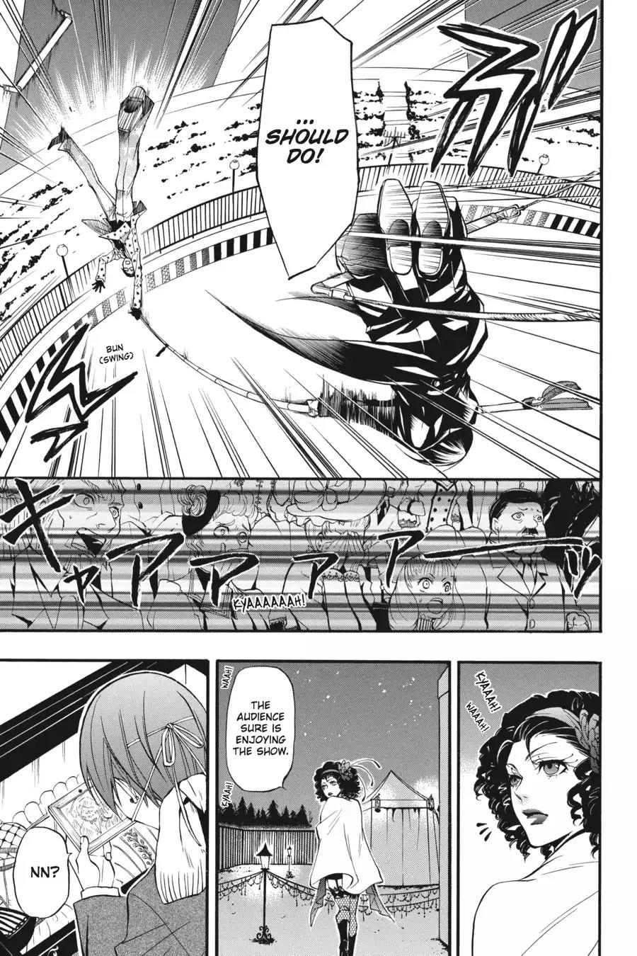 Kuroshitsuji Chapter 27 page 33 - Chapter 27: At midnight: The Butler, Performs