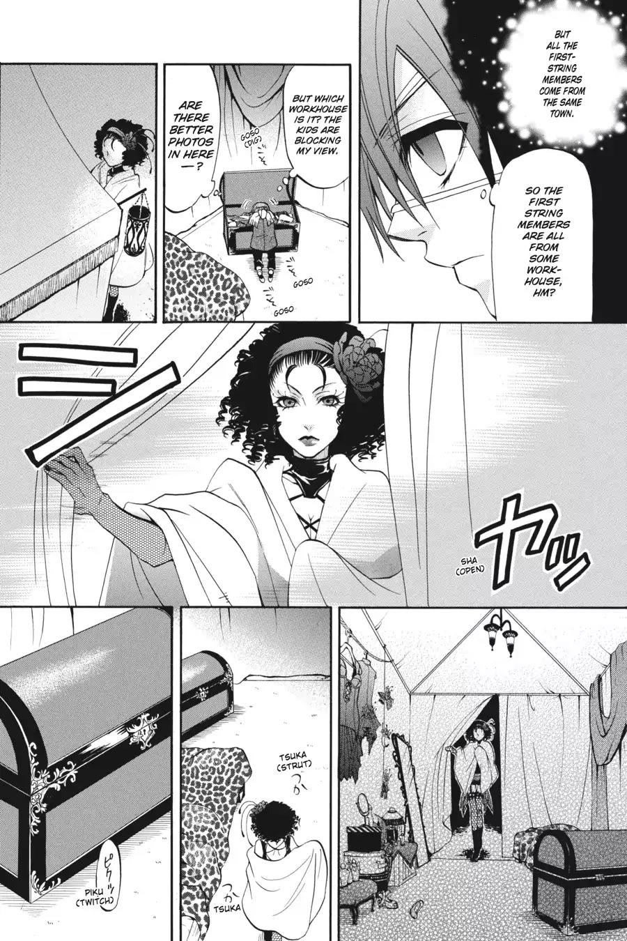 Kuroshitsuji Chapter 27 page 37 - Chapter 27: At midnight: The Butler, Performs
