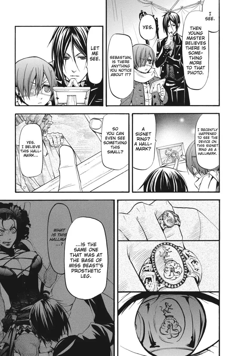 Kuroshitsuji Chapter 27 page 39 - Chapter 27: At midnight: The Butler, Performs