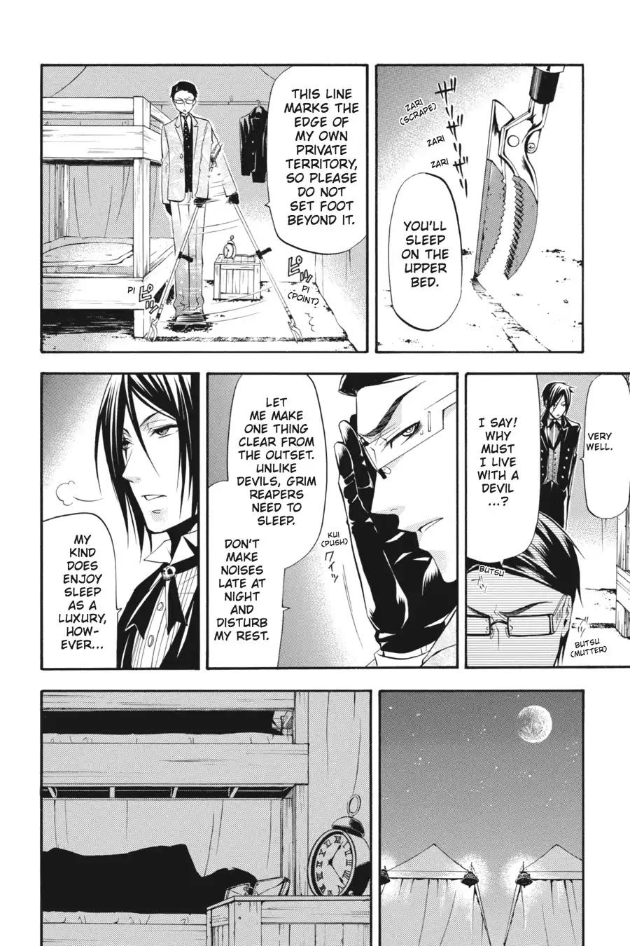 Kuroshitsuji Chapter 27 page 4 - Chapter 27: At midnight: The Butler, Performs
