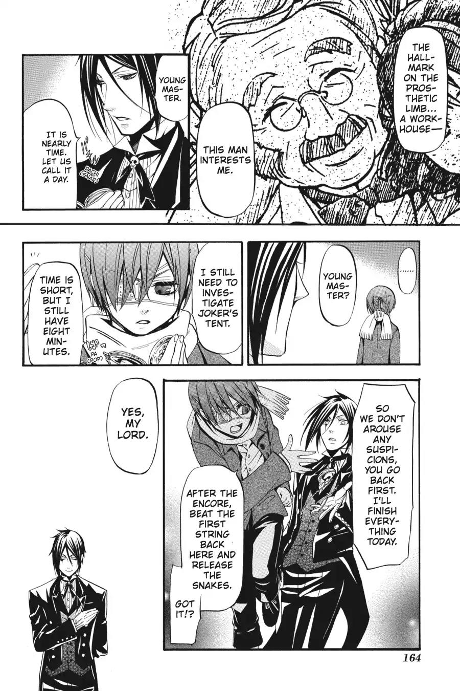 Kuroshitsuji Chapter 27 page 40 - Chapter 27: At midnight: The Butler, Performs