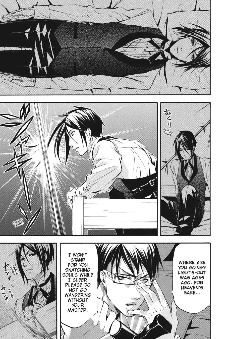 Kuroshitsuji Chapter 27 page 5 - Chapter 27: At midnight: The Butler, Performs