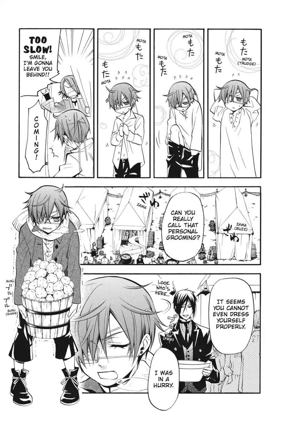 Kuroshitsuji Chapter 27 page 7 - Chapter 27: At midnight: The Butler, Performs
