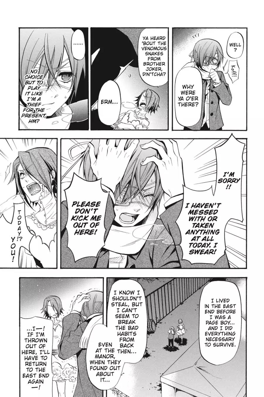 Kuroshitsuji Chapter 28 page 10 - Chapter 28: In the Morning: The Butler, Parleying