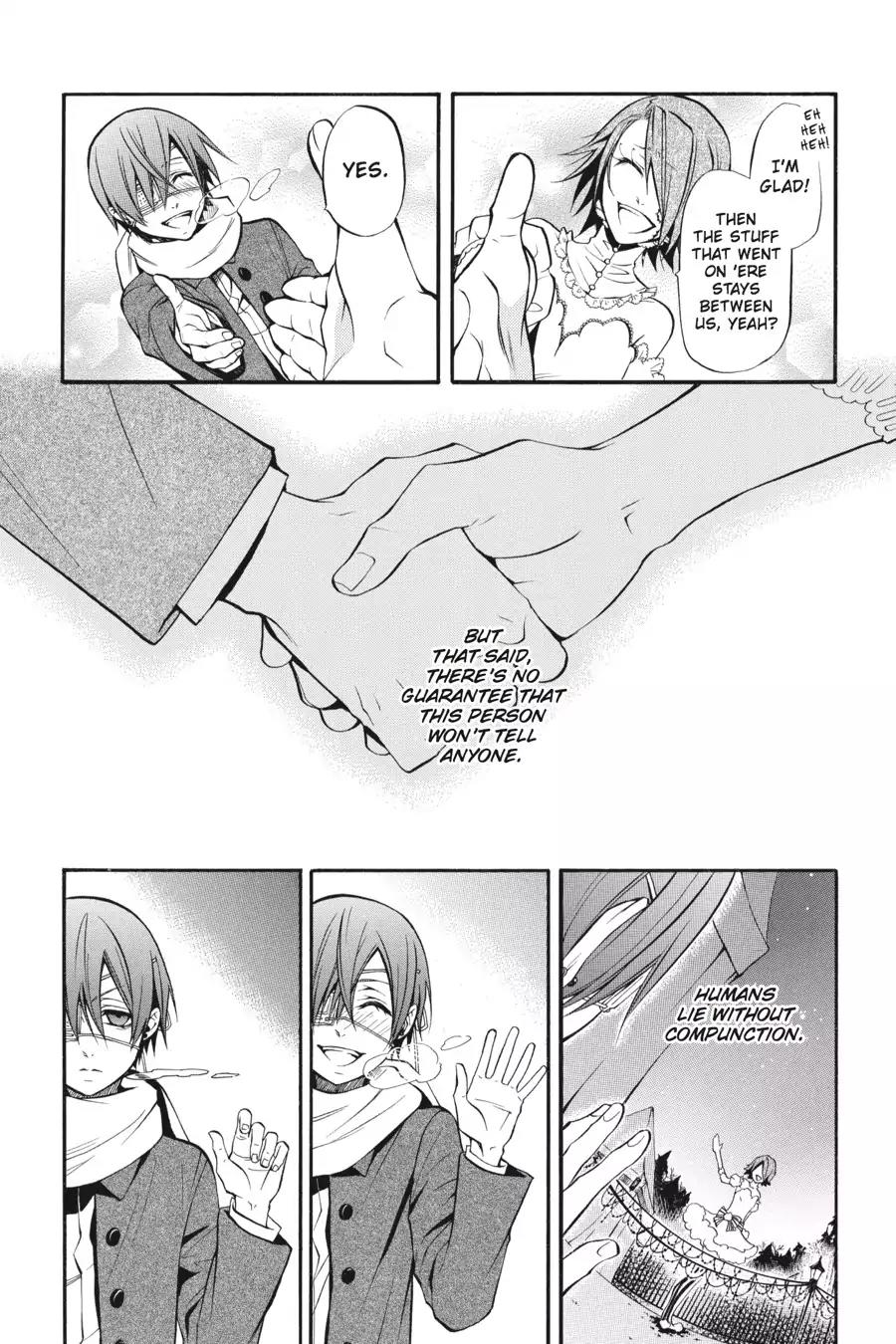 Kuroshitsuji Chapter 28 page 13 - Chapter 28: In the Morning: The Butler, Parleying