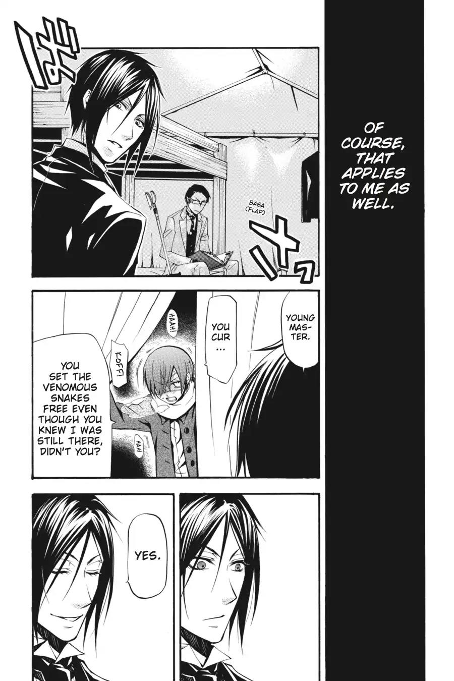 Kuroshitsuji Chapter 28 page 14 - Chapter 28: In the Morning: The Butler, Parleying