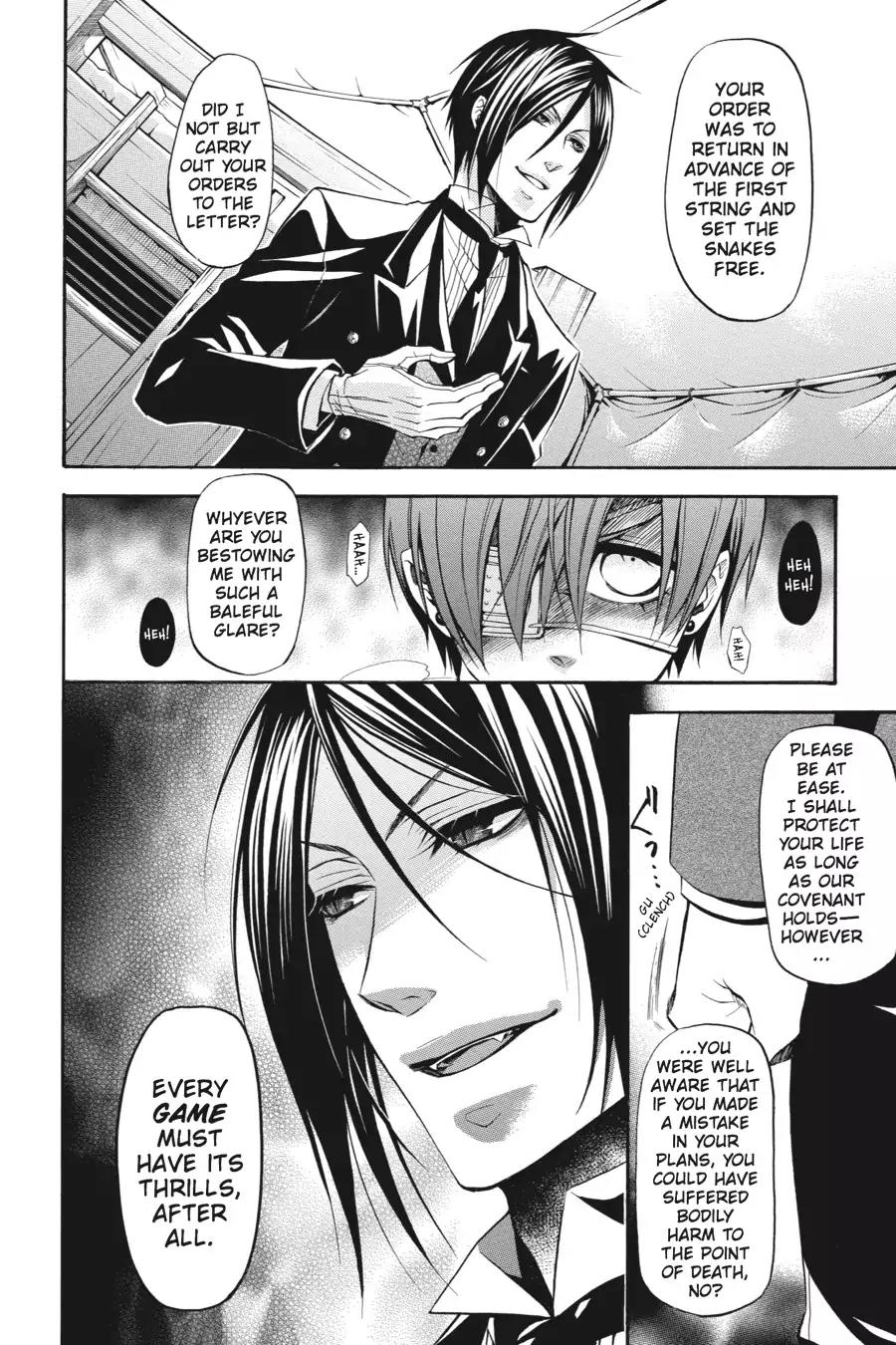 Kuroshitsuji Chapter 28 page 15 - Chapter 28: In the Morning: The Butler, Parleying
