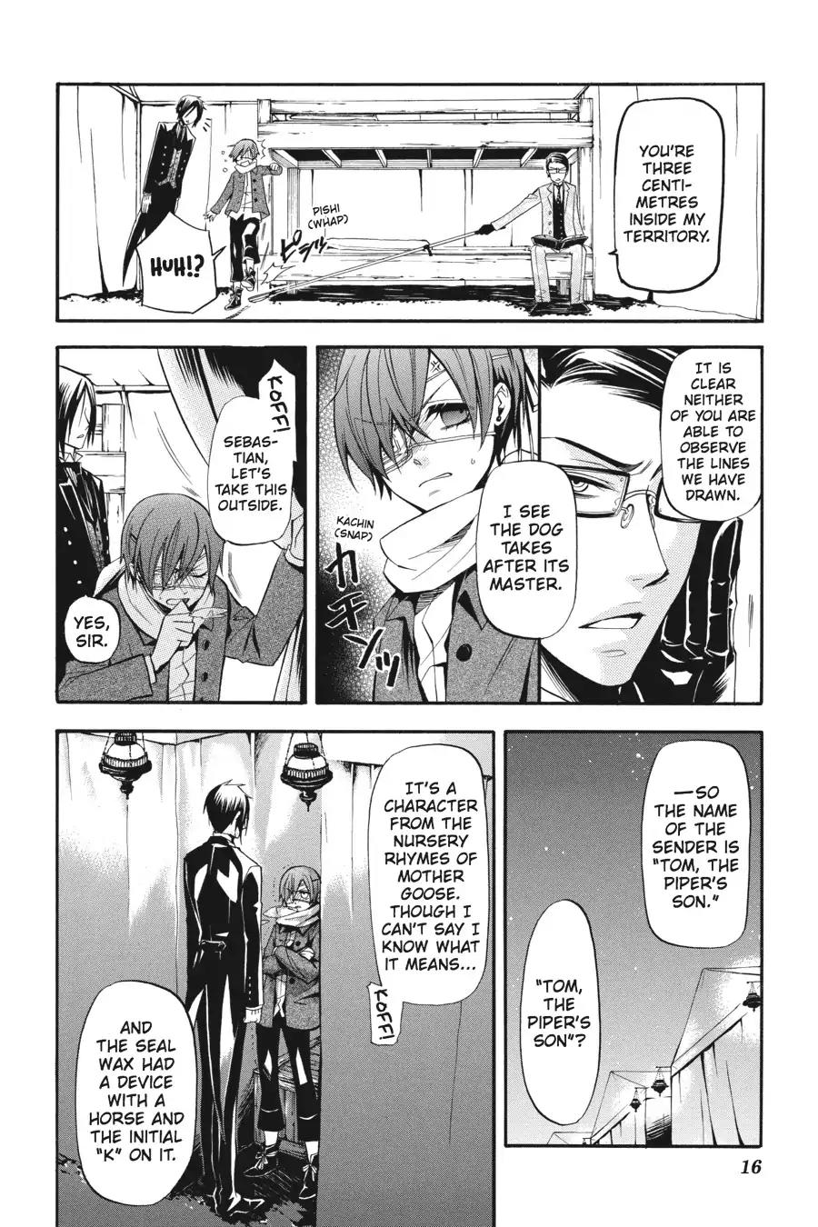 Kuroshitsuji Chapter 28 page 17 - Chapter 28: In the Morning: The Butler, Parleying