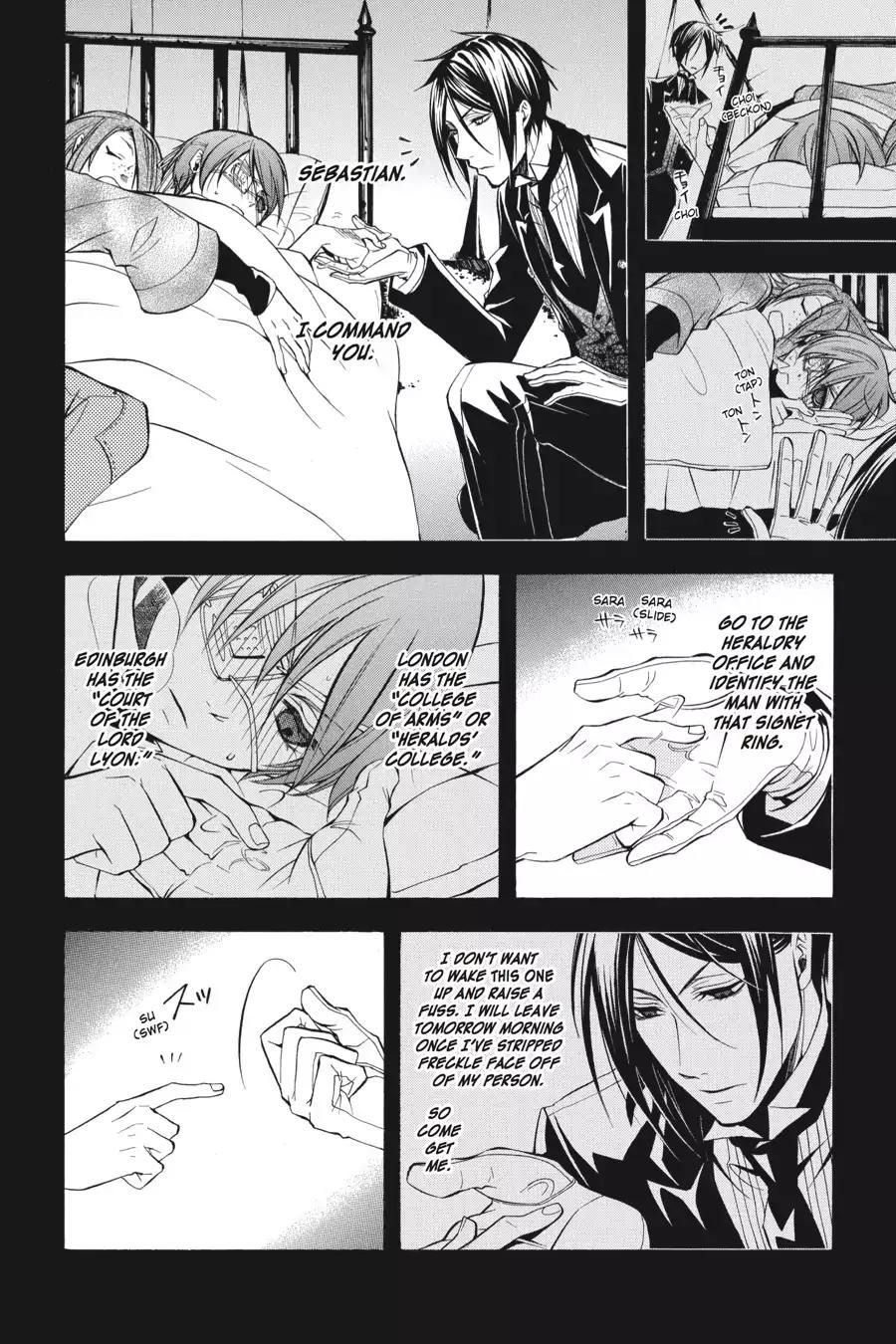 Kuroshitsuji Chapter 28 page 25 - Chapter 28: In the Morning: The Butler, Parleying
