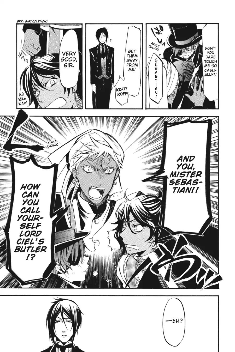 Kuroshitsuji Chapter 29 page 17 - Chapter 29: At noon: The Butler, Scandalous
