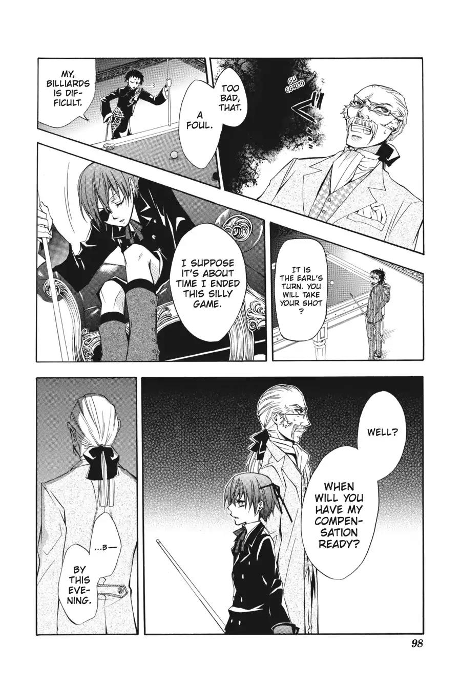 Kuroshitsuji Chapter 3 page 10 - Chapter 3: At night: The Butler, Omnipotent