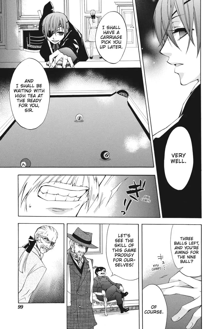 Kuroshitsuji Chapter 3 page 11 - Chapter 3: At night: The Butler, Omnipotent
