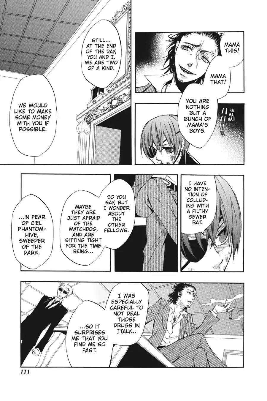 Kuroshitsuji Chapter 3 page 23 - Chapter 3: At night: The Butler, Omnipotent