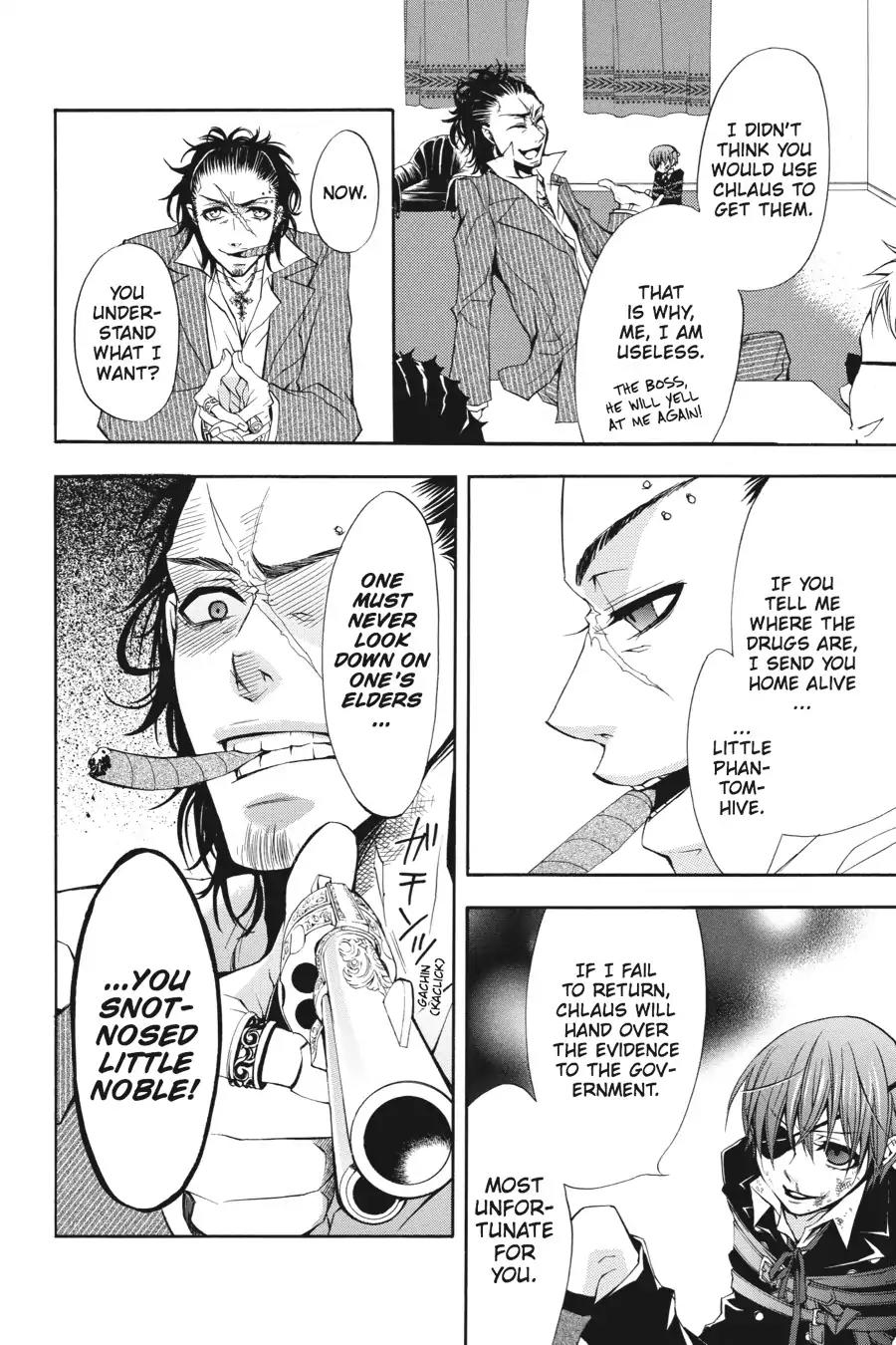 Kuroshitsuji Chapter 3 page 24 - Chapter 3: At night: The Butler, Omnipotent