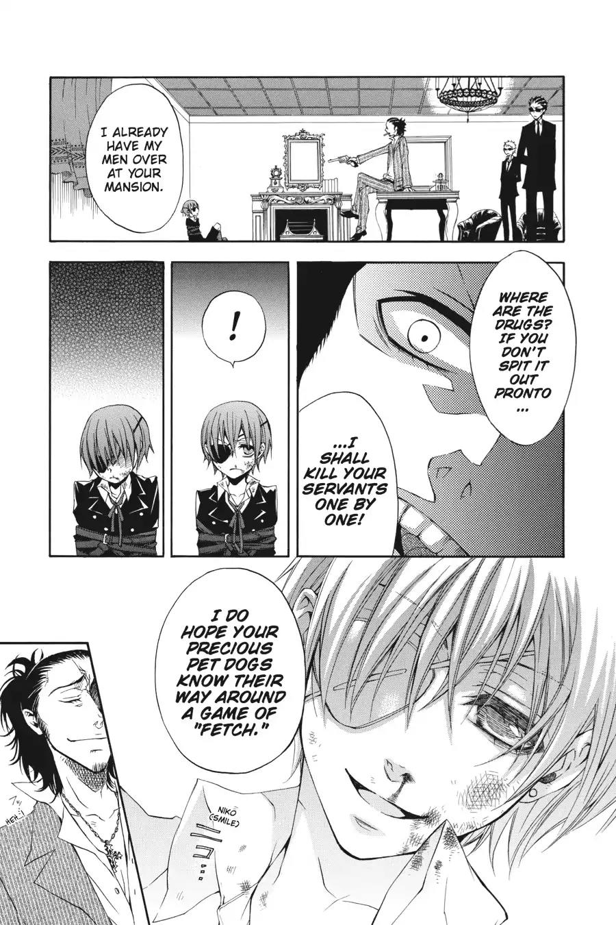Kuroshitsuji Chapter 3 page 25 - Chapter 3: At night: The Butler, Omnipotent