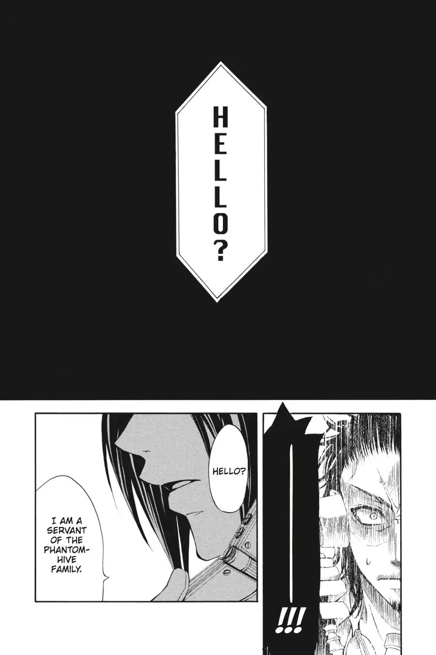 Kuroshitsuji Chapter 3 page 38 - Chapter 3: At night: The Butler, Omnipotent