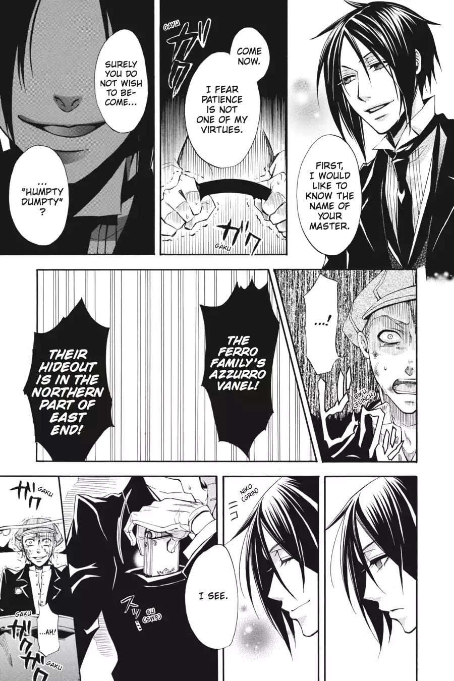 Kuroshitsuji Chapter 3 page 43 - Chapter 3: At night: The Butler, Omnipotent