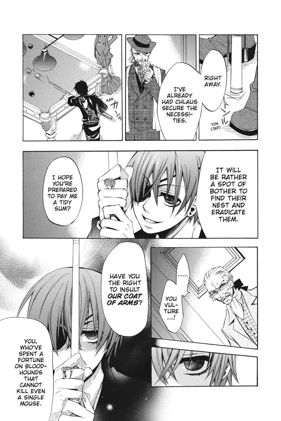 Kuroshitsuji Chapter 3 page 9 - Chapter 3: At night: The Butler, Omnipotent