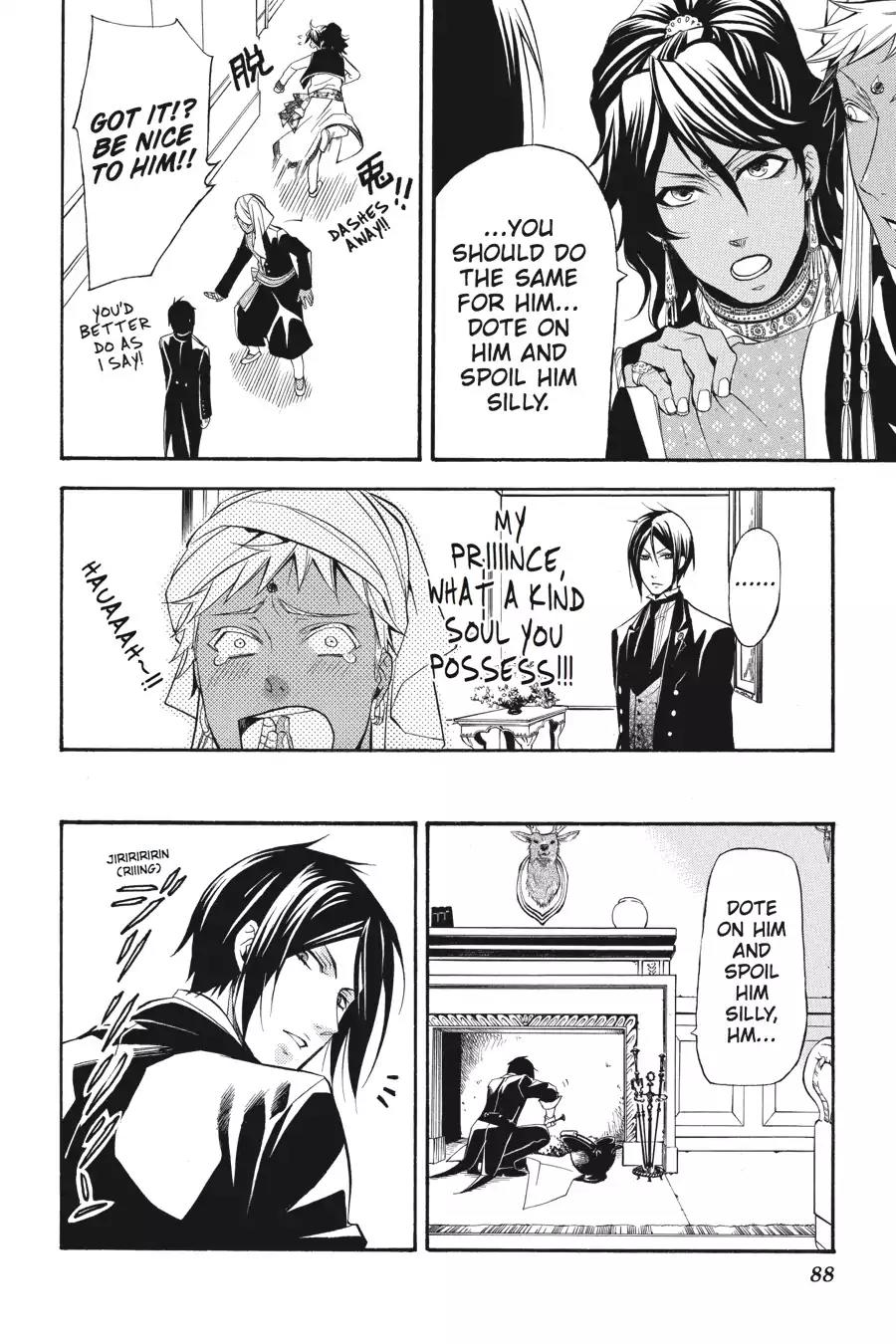 Kuroshitsuji Chapter 30 page 18 - Chapter 30: In the afternoon: The Butler, Nurturing