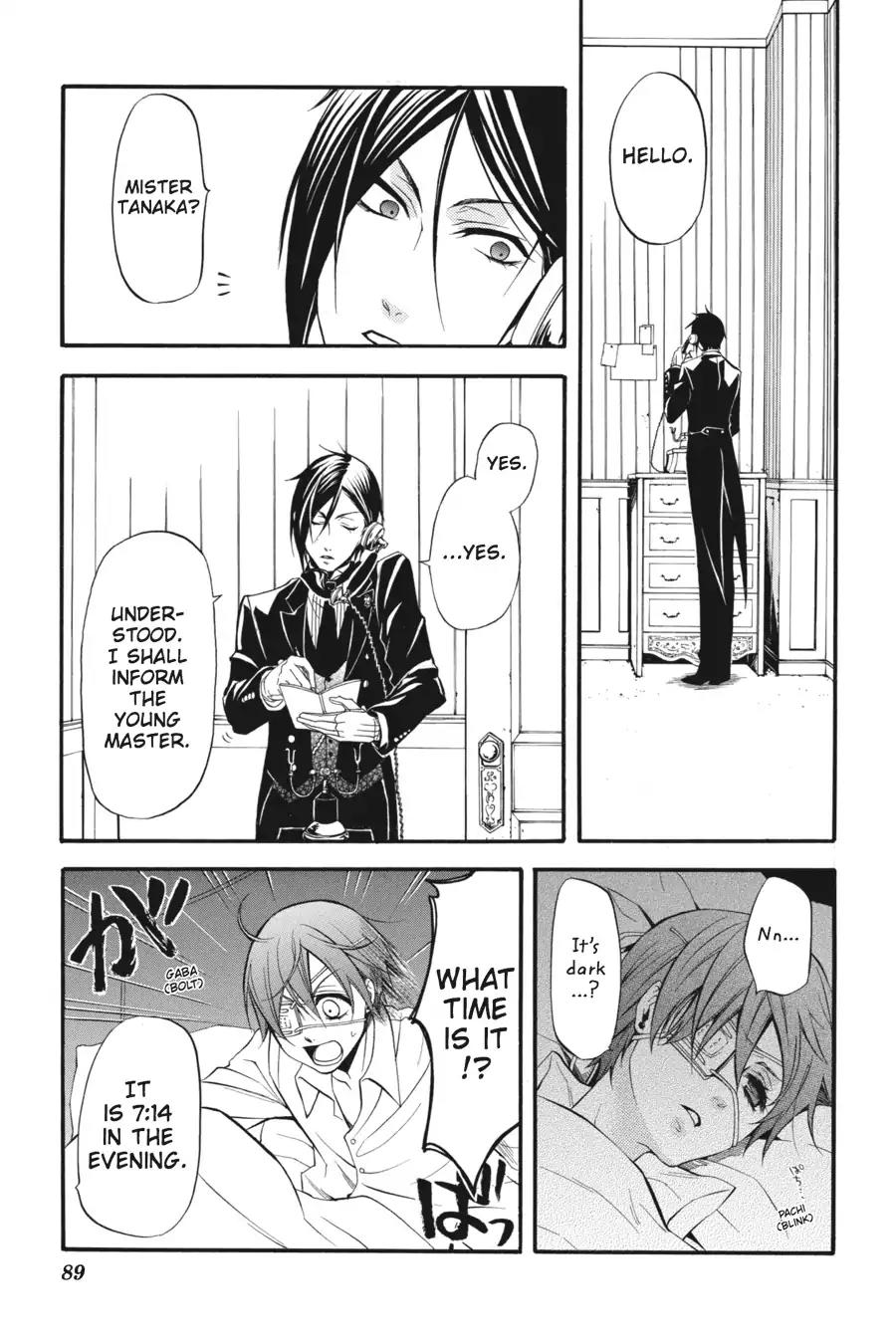 Kuroshitsuji Chapter 30 page 19 - Chapter 30: In the afternoon: The Butler, Nurturing