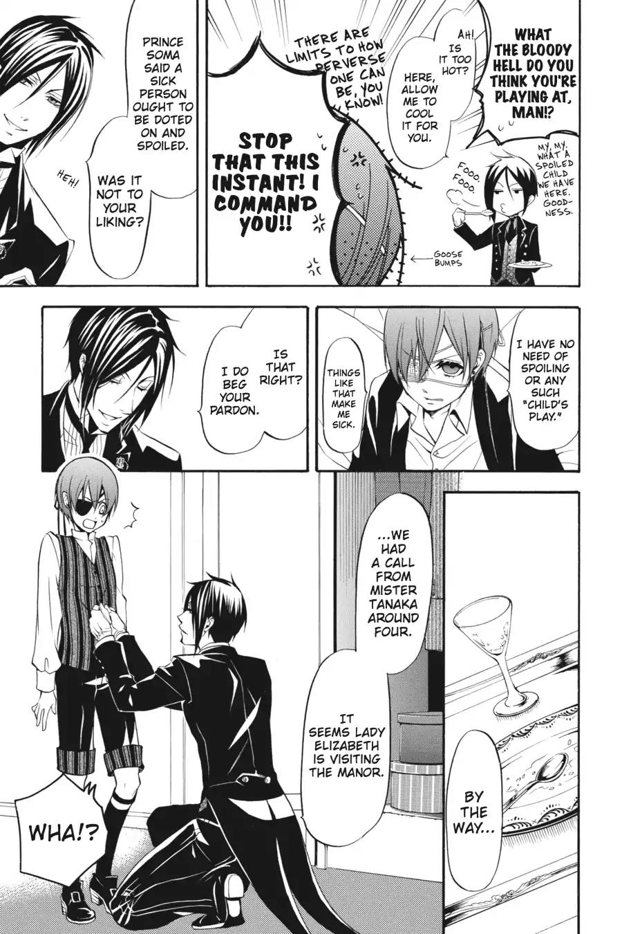 Kuroshitsuji Chapter 30 page 21 - Chapter 30: In the afternoon: The Butler, Nurturing