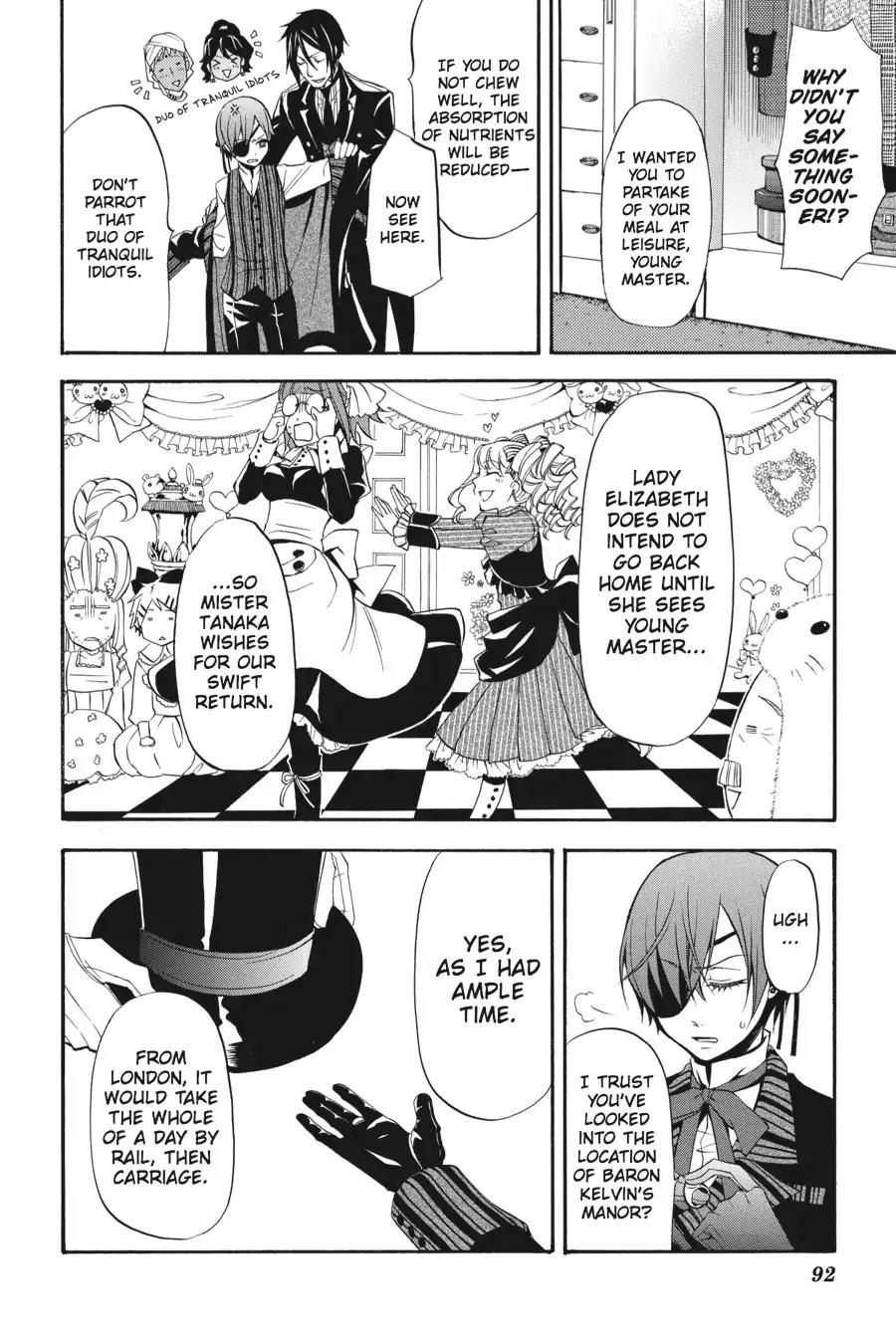 Kuroshitsuji Chapter 30 page 22 - Chapter 30: In the afternoon: The Butler, Nurturing