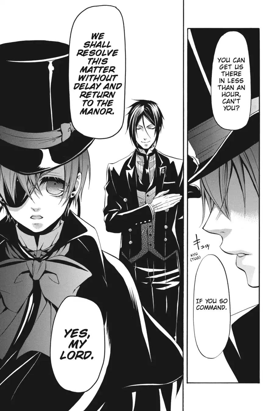 Kuroshitsuji Chapter 30 page 23 - Chapter 30: In the afternoon: The Butler, Nurturing
