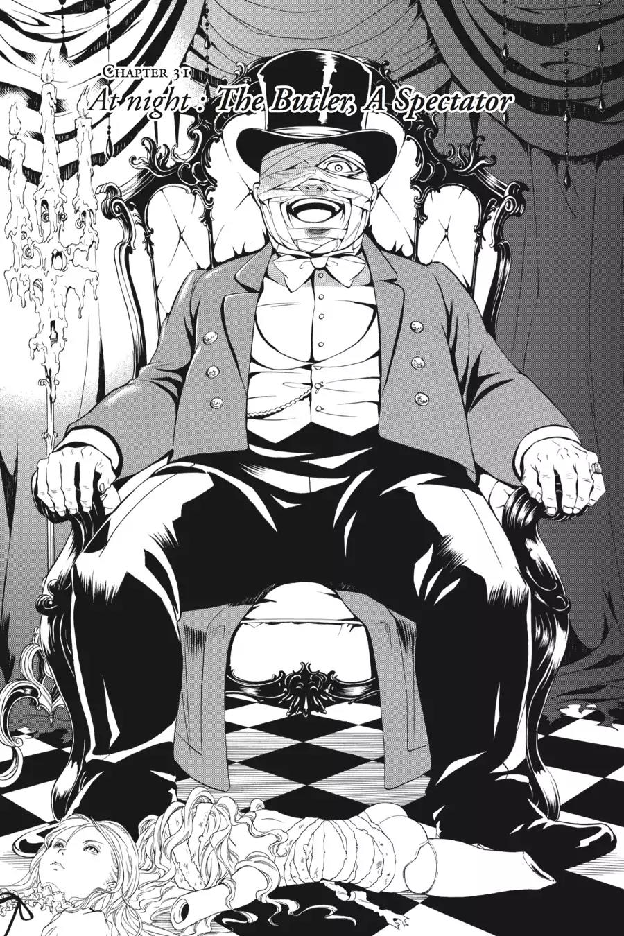 Kuroshitsuji Chapter 31 page 1 - Chapter 31: At night: The Butler, A Spectator