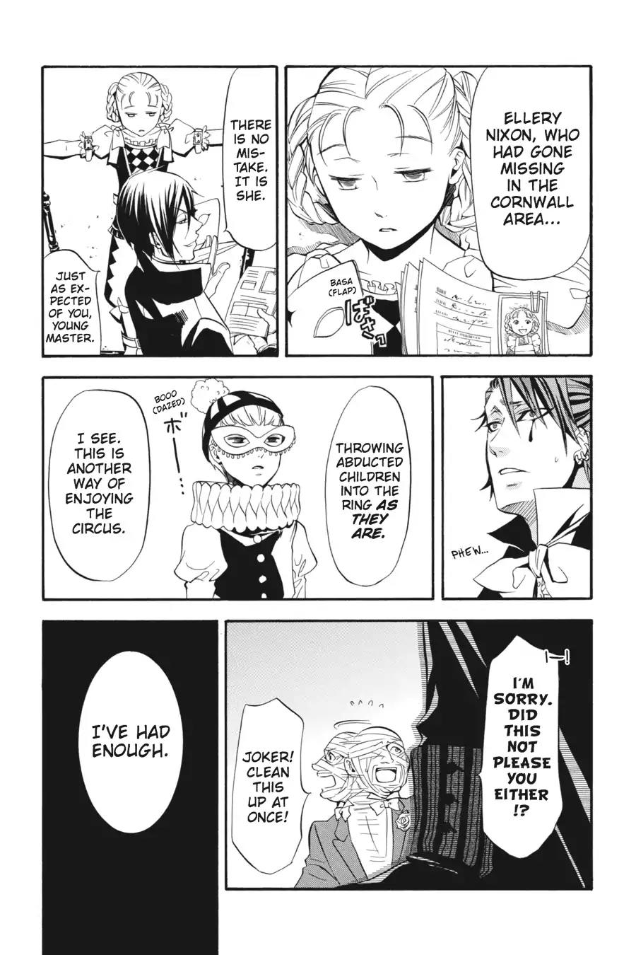 Kuroshitsuji Chapter 31 page 17 - Chapter 31: At night: The Butler, A Spectator