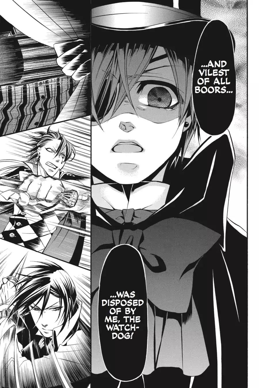 Kuroshitsuji Chapter 31 page 19 - Chapter 31: At night: The Butler, A Spectator