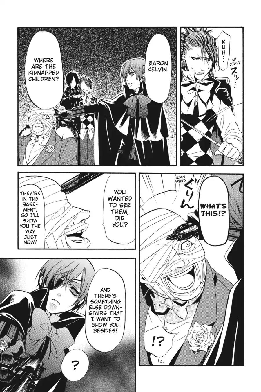 Kuroshitsuji Chapter 31 page 23 - Chapter 31: At night: The Butler, A Spectator